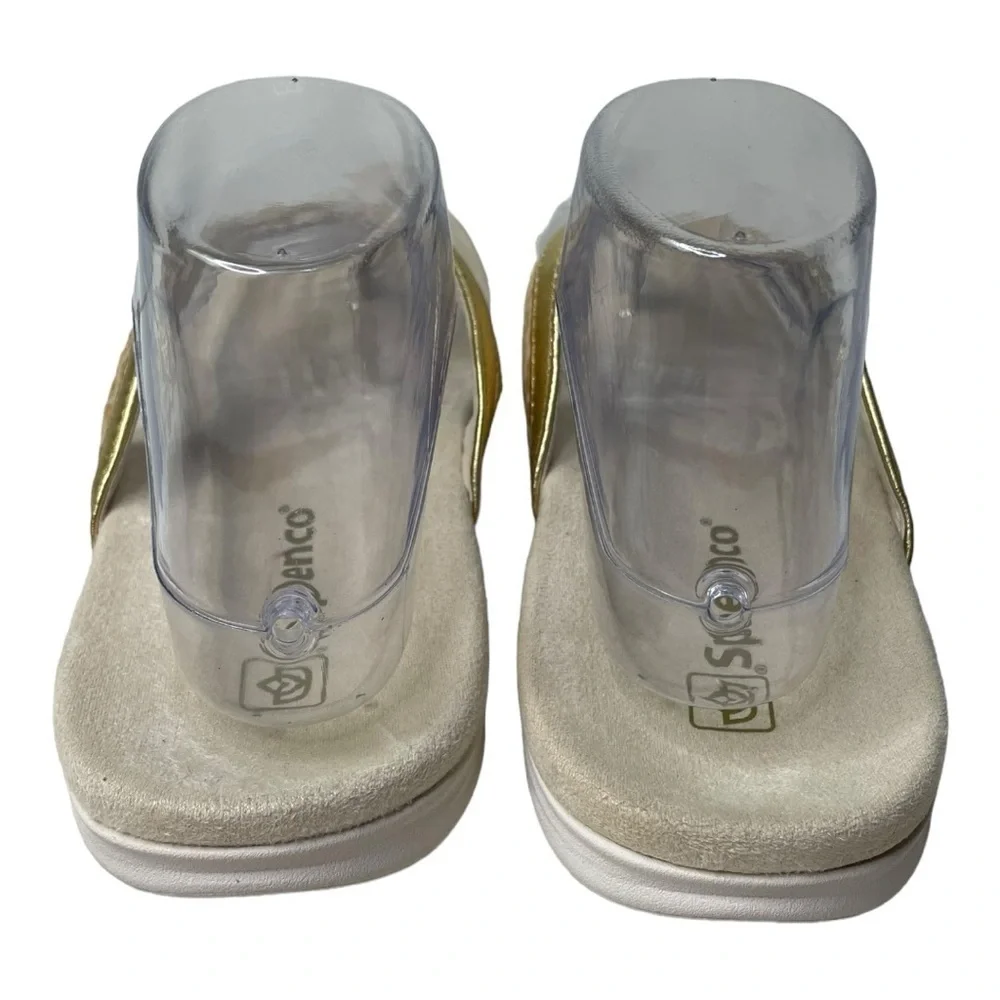 Spenco Women’s Gold Leather Sandals